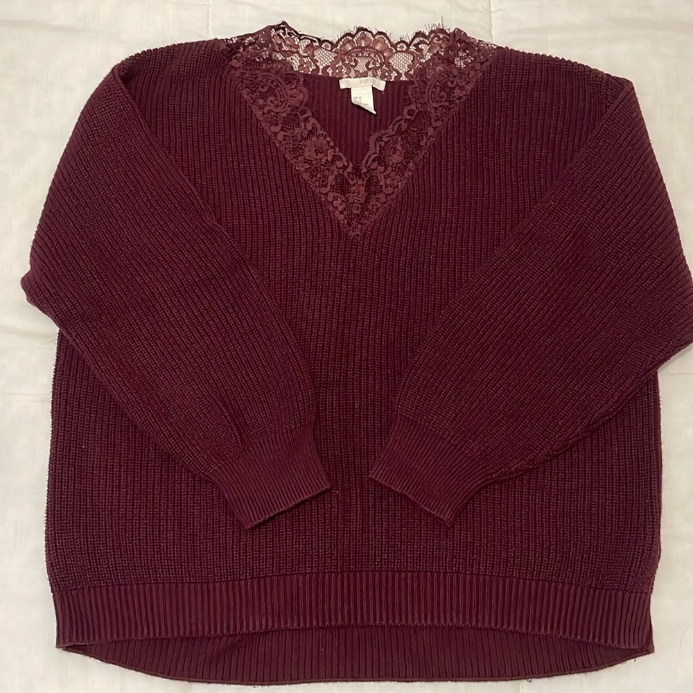 H&M Oversized V-neck Sweater